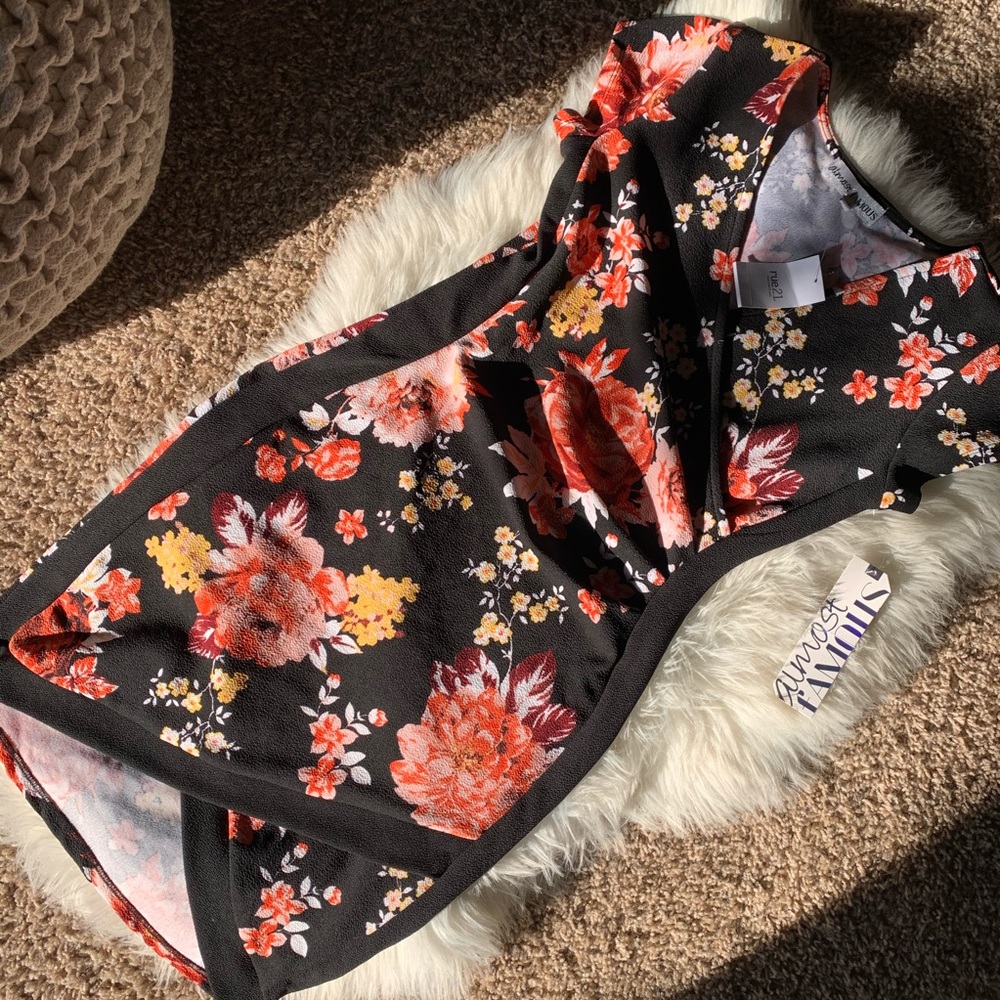 🆕 ALMOST FAMOUS Floral Print Mini Dress